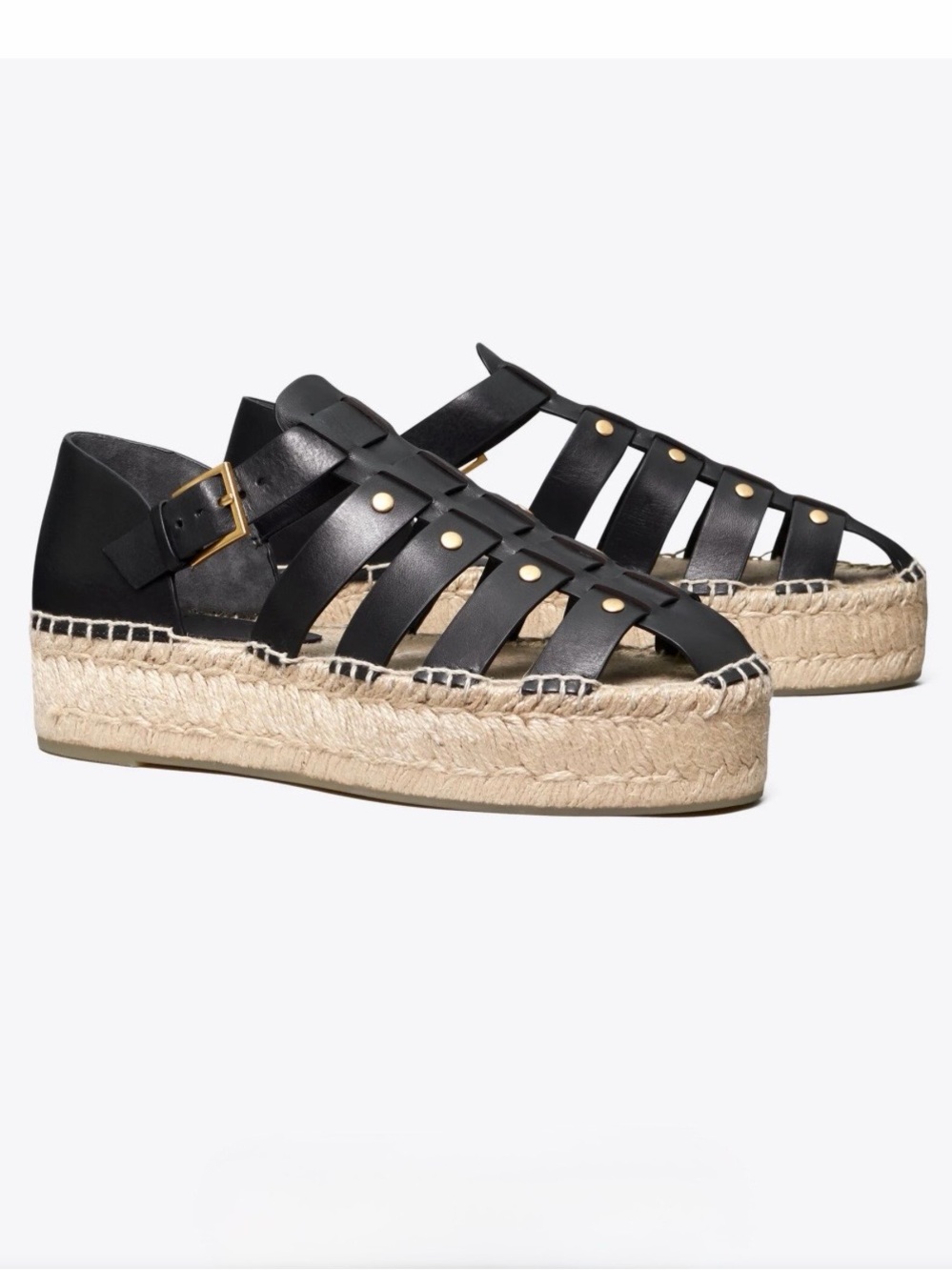 TORY BURCH FISHERMAN PLATFORM ESPADRILLE